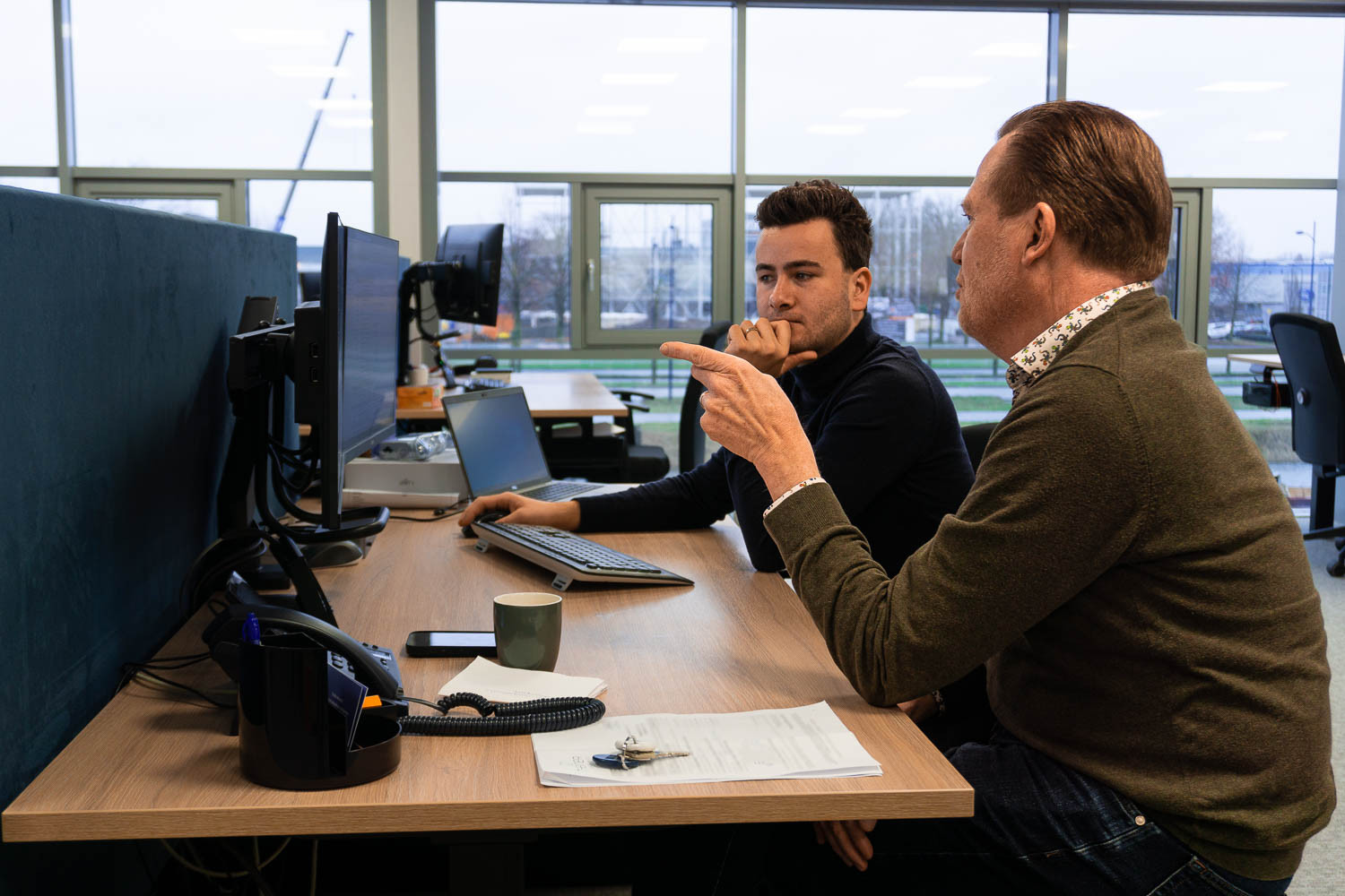 Overleg tussen medewerkers